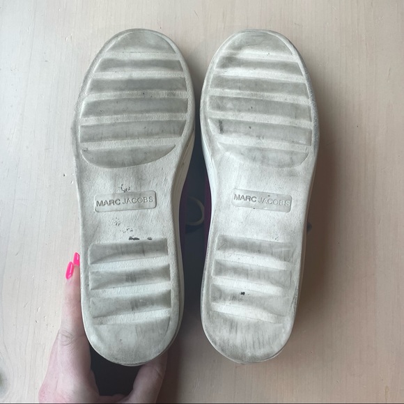 Marc By Marc Jacobs Velvet Mary Jane Tennis Shoes with Bow and Rubber Sole | 7.5 - Picture 9 of 9